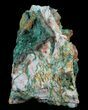 Malachite with Azurite Crystal Specimen - Morocco #60888-2